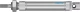 Круглый пневмоцилиндр Festo DSNU-25-70-PPS-A
