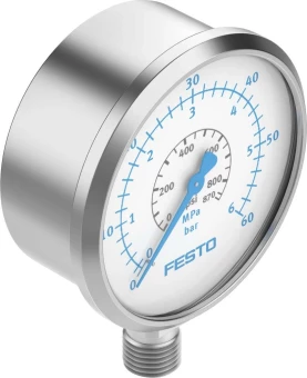 Манометр Festo PAGL-HP3-63-60-G14-RC