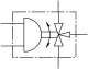 Шаровой кран с приводом Festo VZBA-11/4"-GGG-63-32L-F0405-V4V4T-PP60-R-90-C Ру63 Ду32 (PN63 DN32)
