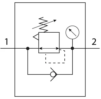 Регулятор давления Festo LR-1/4-D-I-MIDI