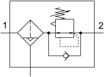 Фильтр-регулятор давления Festo LFR-1/2-D-O-DI-MAXI-A