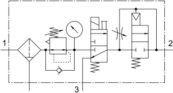 Блок подготовки воздуха Festo LFR-3/4-D-DI-MAXI-KD