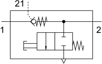 Обратный клапан Festo VBNF-LBA-G14-Q8