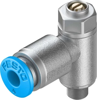 Дроссель с обратным клапаном Festo GRLA-M5-QS-4-D