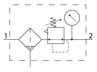 Фильтр-регулятор давления Festo LFRS-3/8-D-7-MIDI-A