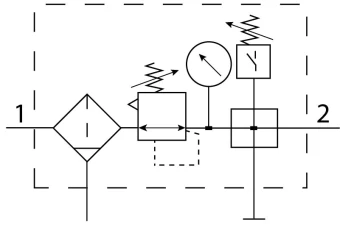 Блок подготовки воздуха Festo LFRS-3/8-D-MIDI-KE
