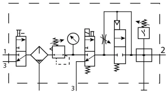 Блок подготовки воздуха Festo LFRS-3/8-D-MIDI-KG-A