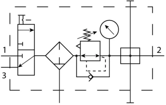 Блок подготовки воздуха Festo LFRS-3/4-D-MAXI-KB