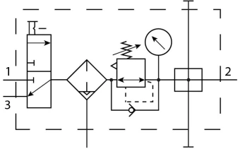 Блок подготовки воздуха Festo LFRS-3/4-D-MAXI-KB-A