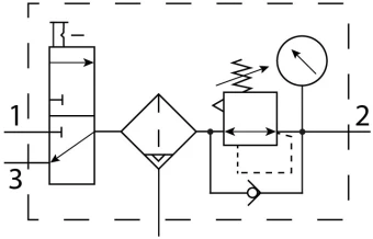 Блок подготовки воздуха Festo LFRS-3/4-D-DI-MAXI-KC-A