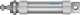 Круглый пневмоцилиндр Festo DSNU-40-80-P-A