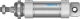 Круглый пневмоцилиндр Festo DSNU-50-50-P-A