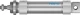 Круглый пневмоцилиндр Festo DSNU-40-80-PPV-A