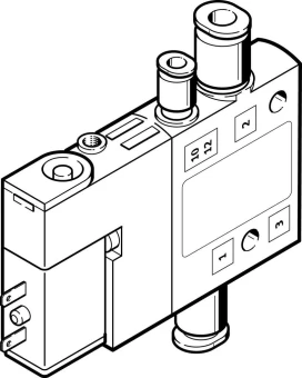 Распределитель с электроуправлением Festo CPE10-M1BH-3OLS-QS-4