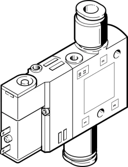 Распределитель с электроуправлением Festo CPE14-M1BH-3GL-QS-8