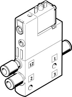 Распределитель с электроуправлением Festo CPE14-M1BH-3OLS-QS-8