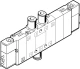 Распределитель с электроуправлением Festo CPE14-M1BH-5/3B-QS-8