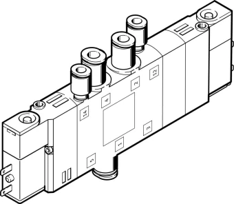 Распределитель с электроуправлением Festo CPE14-M1BH-5/3BS-QS-8