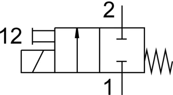 Распределитель с электроуправлением Festo MHP1-M4H-2/2G-M3-PI
