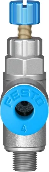 Дроссель с обратным клапаном Festo GRLA-M5-QS-4-RS-D