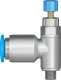 Дроссель с обратным клапаном Festo GRLA-M5-QS-6-RS-D