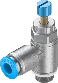 Дроссель с обратным клапаном Festo GRLA-1/8-QS-6-RS-D
