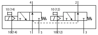 Распределитель с электроуправлением Festo VUVS-LT20-T32U-MZD-G18-F7-1C1
