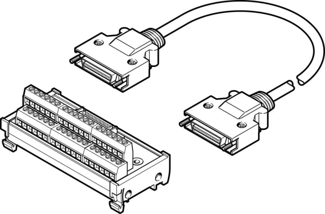 Линия управления Festo NEBC-S2G36-K-0.5-N-C2W36-S7