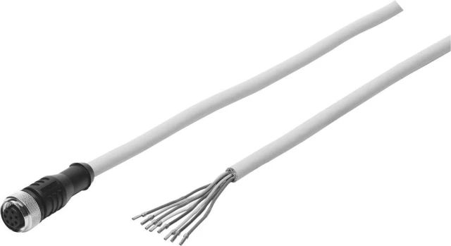 Штекерная розетка с кабелем Festo SIM-M12-8GD-20-PU