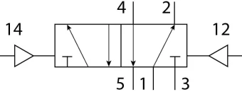 Пневмораспределитель Festo CJ-5/2-1/2