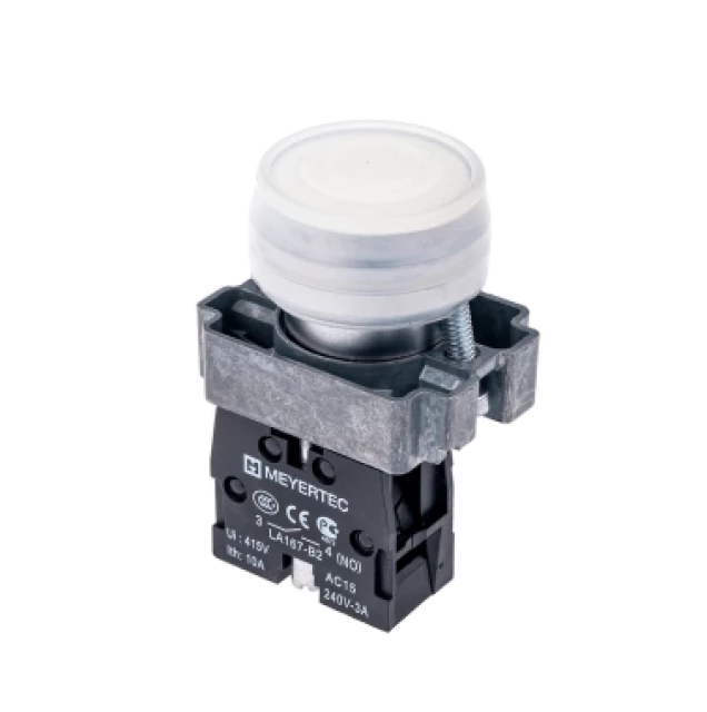 Кнопка с защитным кожухом с пружинным возвратом MEYERTEC MTB2-BPZ111