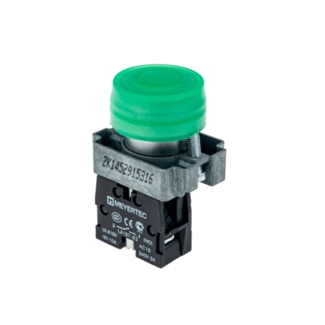 Кнопка с защитным кожухом с пружинным возвратом MEYERTEC MTB2-BPZ113