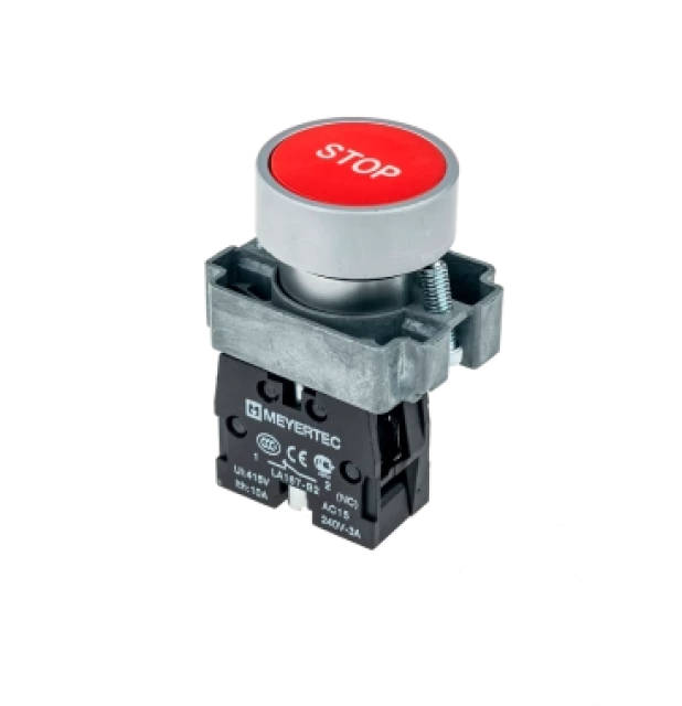 Кнопка с маркировкой с пружинным возвратом MEYERTEC MTB2-BAZ12434