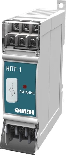 Нормирующий преобразователь на DIN рейку НПТ-1-00-1-1 ОВЕН НПТ-1.00.1.1
