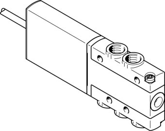 Распределитель с электроуправлением Festo MHE2-MS1H-5/2-M7-K