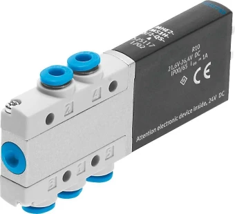 Распределитель с электроуправлением Festo MHE2-MS1H-5/2-QS-4