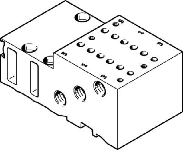 Плита для блочного монтажа Festo MHP2-PR2-5
