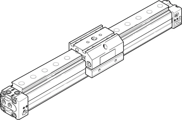 Линейный привод Festo DGPL-25-250-PPV-A-B-KF