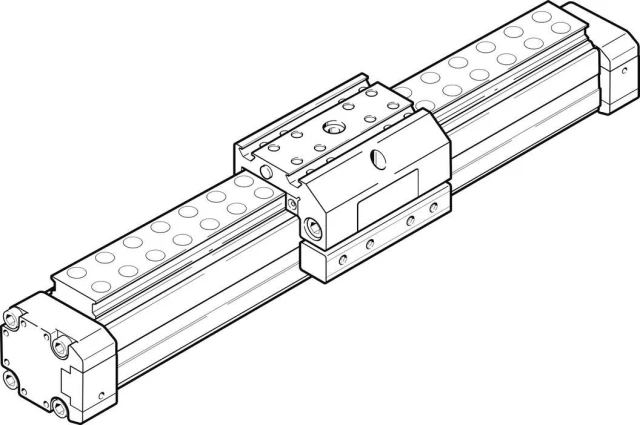 Линейный привод Festo DGPL-40-400-PPV-A-B-KF