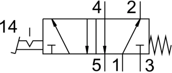 Пневмопедаль Festo FPB-5-1/4