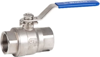 Кран шаровой из нержавеющей стали резьбовой Genebre 2014-02 Ру63 Ду8 (PN63 DN8)