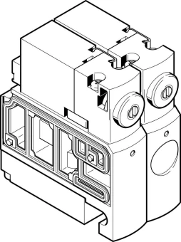 Распределитель с электроуправлением Festo CPVSC1-M1H-J-P-Q3