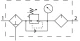 Блок подготовки воздуха, комбинация Festo MSB6-1/4-FRC5:J1M1