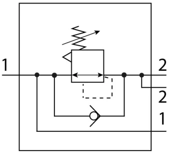 Регулятор давления Festo MS6-LRB-1/2-D5-A4-AS