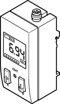 Датчик давления Festo SDE1-D10-G2-W18-L-PU-M8