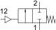Седельный клапан Festo VZXF-L-M22C-M-B-G112-350-M1-V4ANT-80-8 Ру40 Ду40 ( PN40 DN40 )