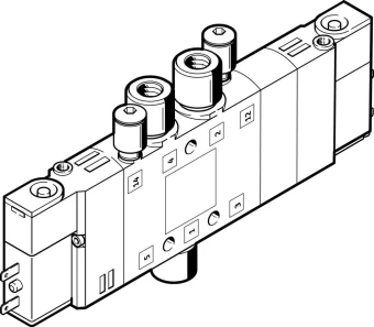 Распределитель с электроуправлением Festo CPE10-M1BH-5/3ES-QS4-B