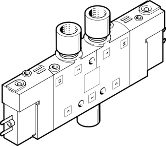 Распределитель с электроуправлением Festo CPE10-M1BH-5/3ES-M5-B