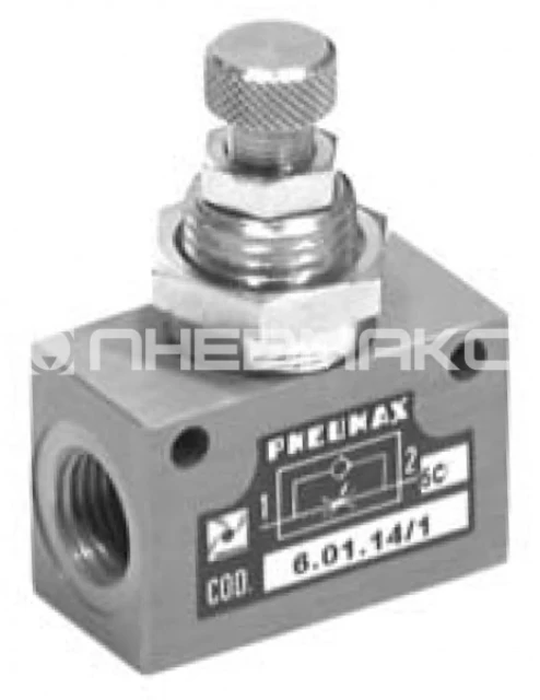 Дроссель с обратным клапаном Pneumax 6.01.14/1