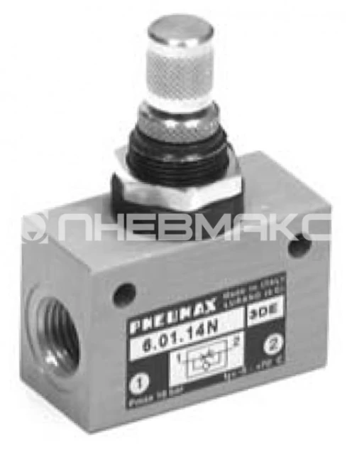 Дроссель без обратного клапана Pneumax 6.01.14/1N